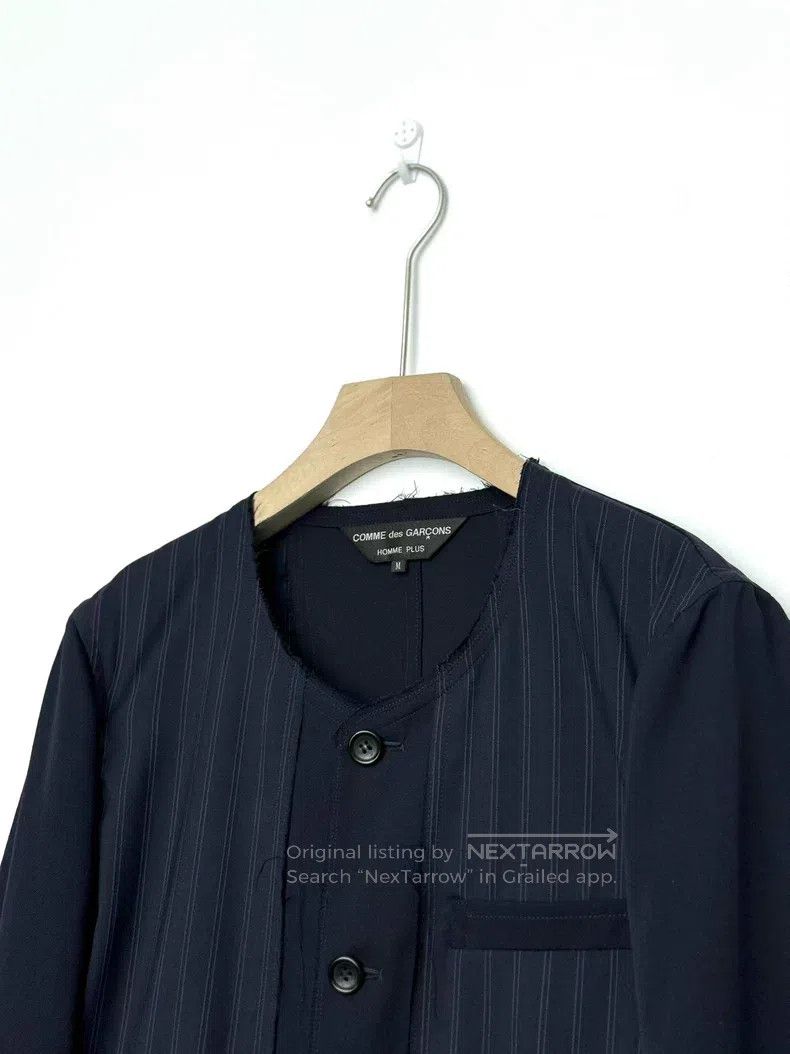 Comme des Garcons Comme Des Garcons Deconstructing a ripped striped wool sui Size US M / EU 48-50 / 2 - 1 Thumbnail