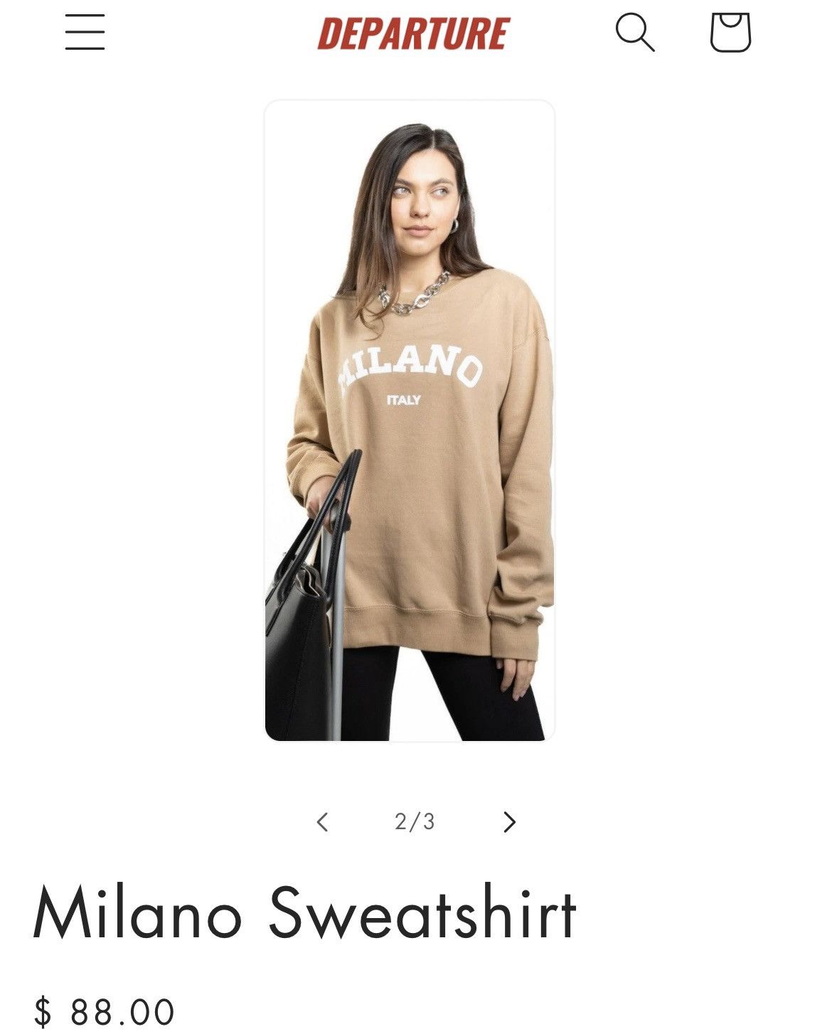 Designer DEPARTURE Milano Italy Crewneck Pullover Sweater Size Small Size S / US 4 / IT 40 - 4 Thumbnail