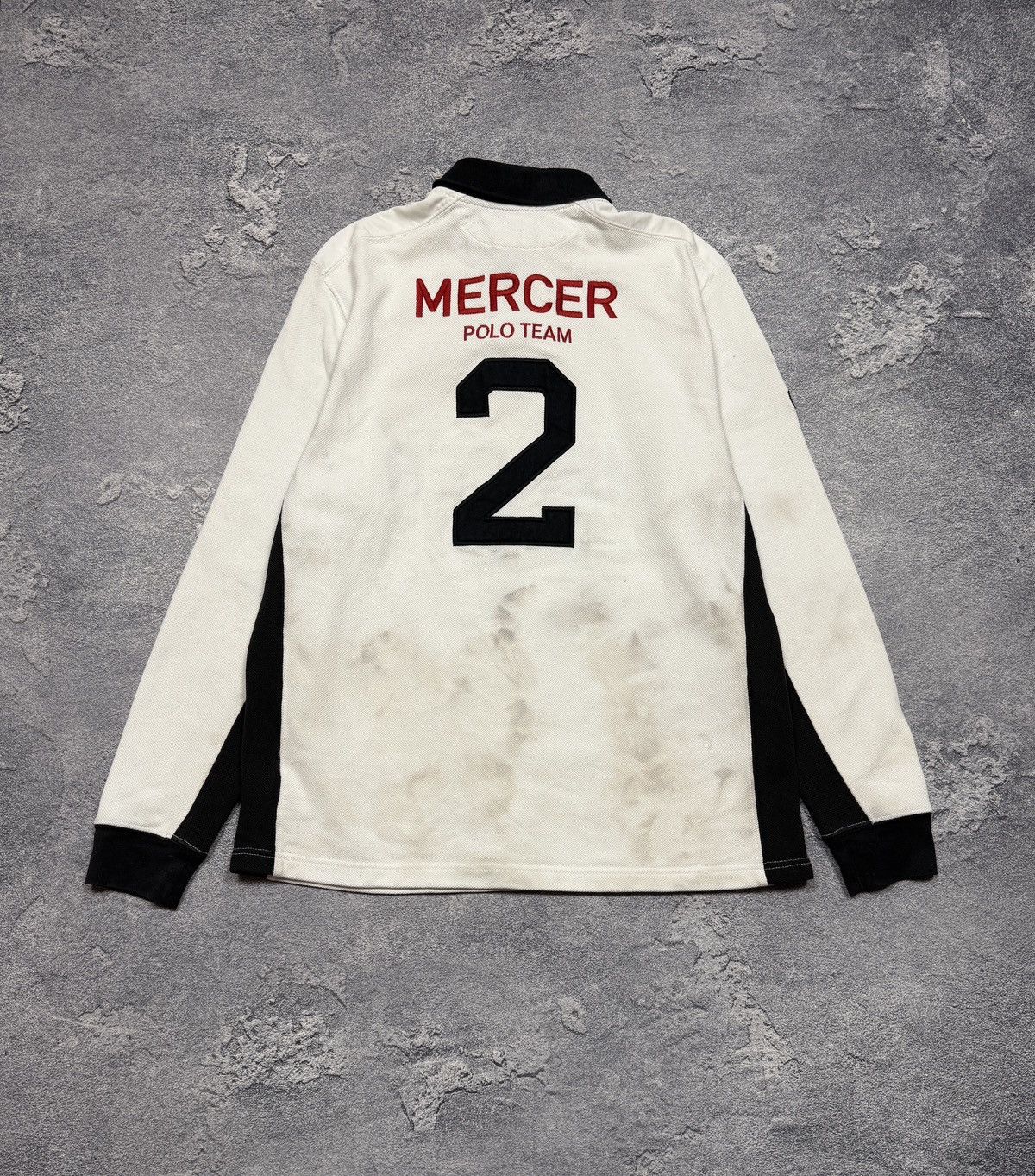 Vintage Rare Vintage Polo Ralph Lauren Mercer Polo Team Rugby Size US L / EU 52-54 / 3 - 5 Thumbnail