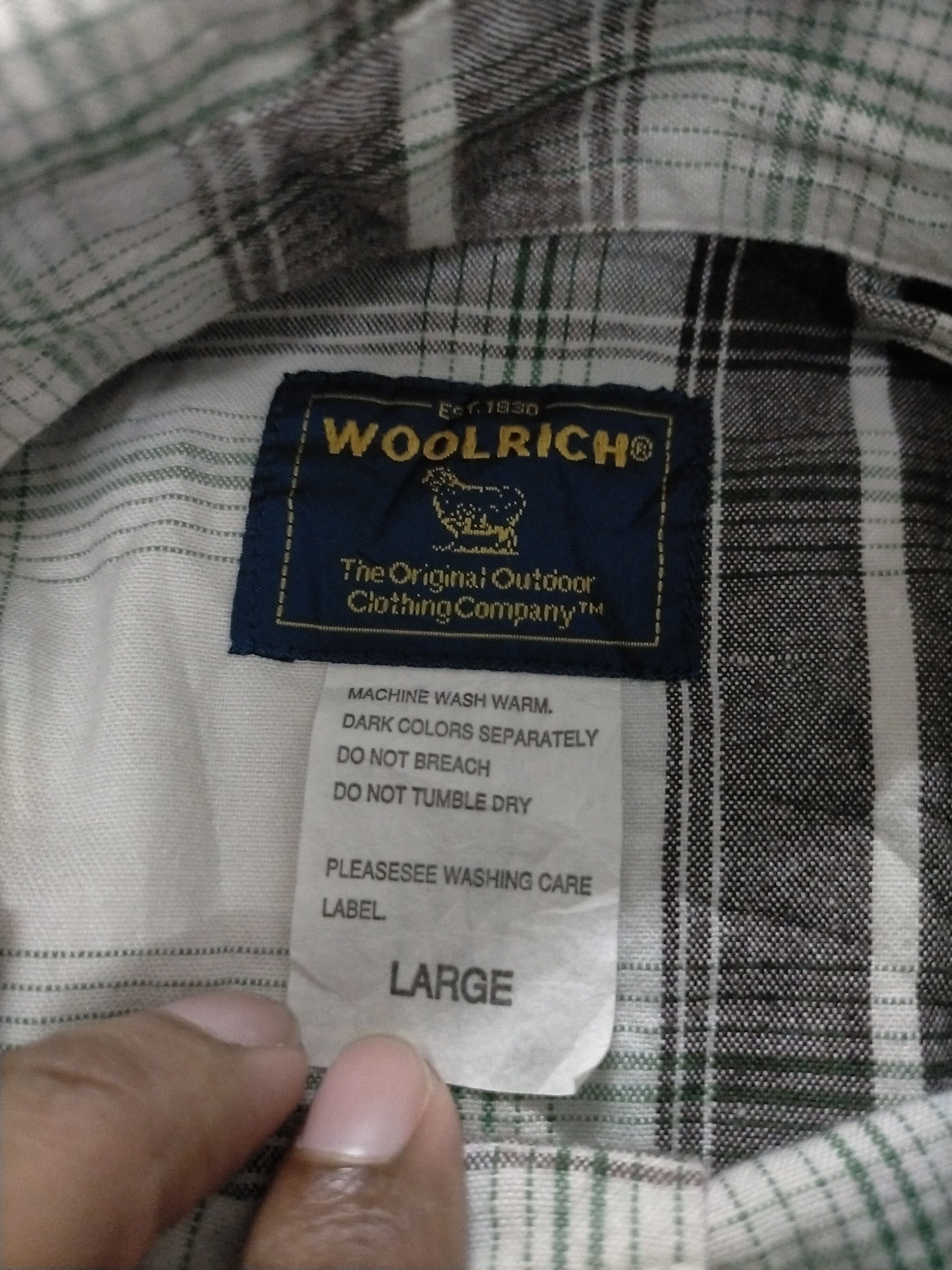 Vintage × Woolrich Woolen Mills Vintage Woolrich Plaid Western Shirts Size US L / EU 52-54 / 3 - 4 Thumbnail