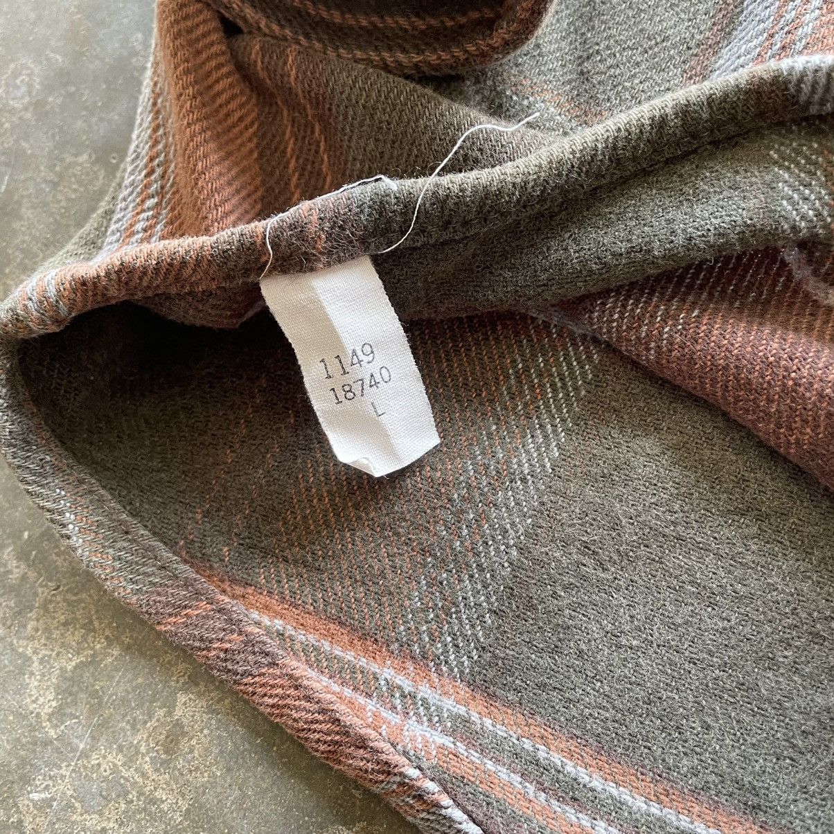 Fieldmaster × Vintage Vintage 90s Brown Green Plaid Flannel Button Up Grunge Size US L / EU 52-54 / 3 - 7 Thumbnail