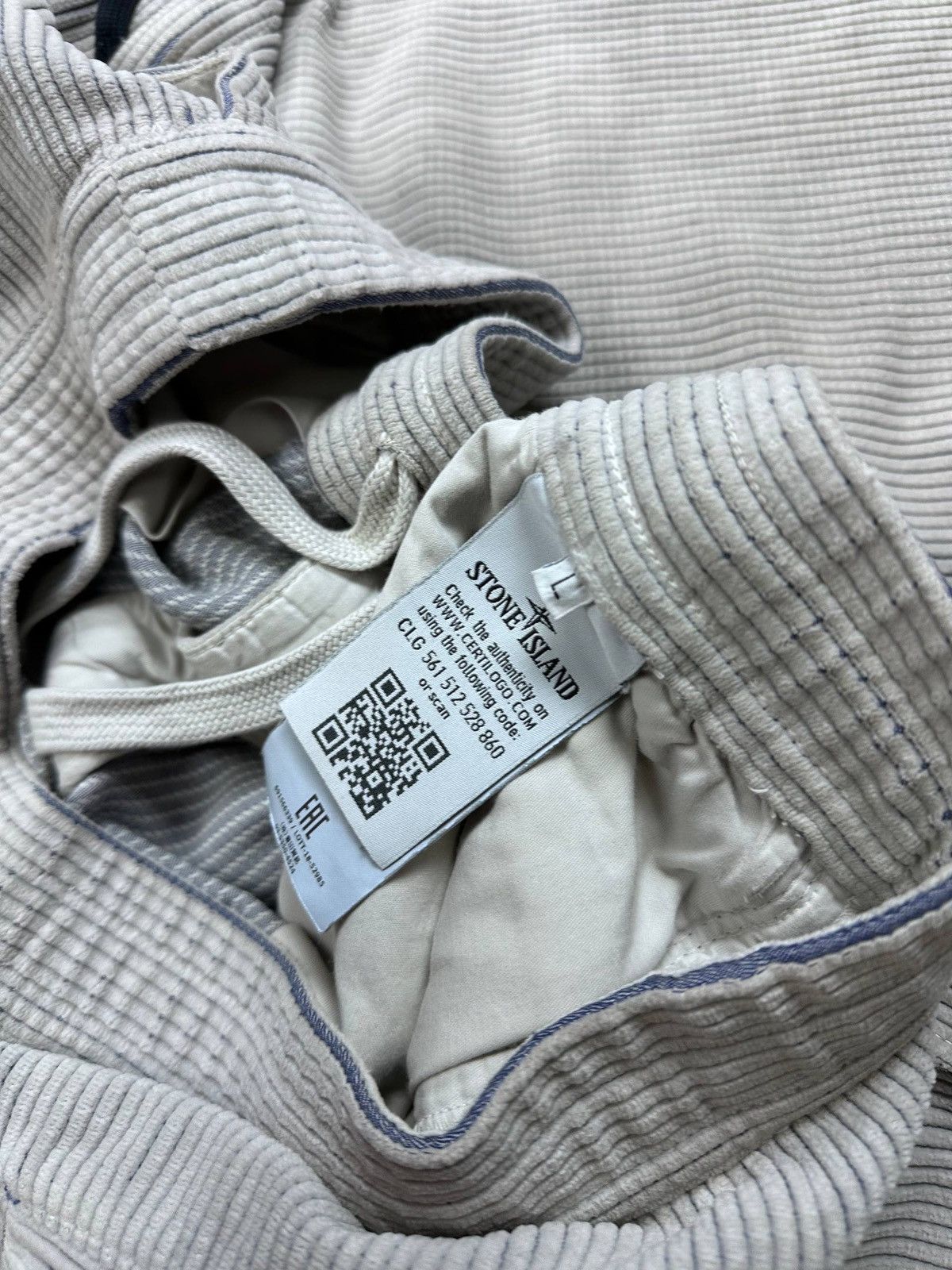 Stone Island Vintage Stone Island Corduroy Big Logo Pants L Size US 34 / EU 50 - 8 Thumbnail