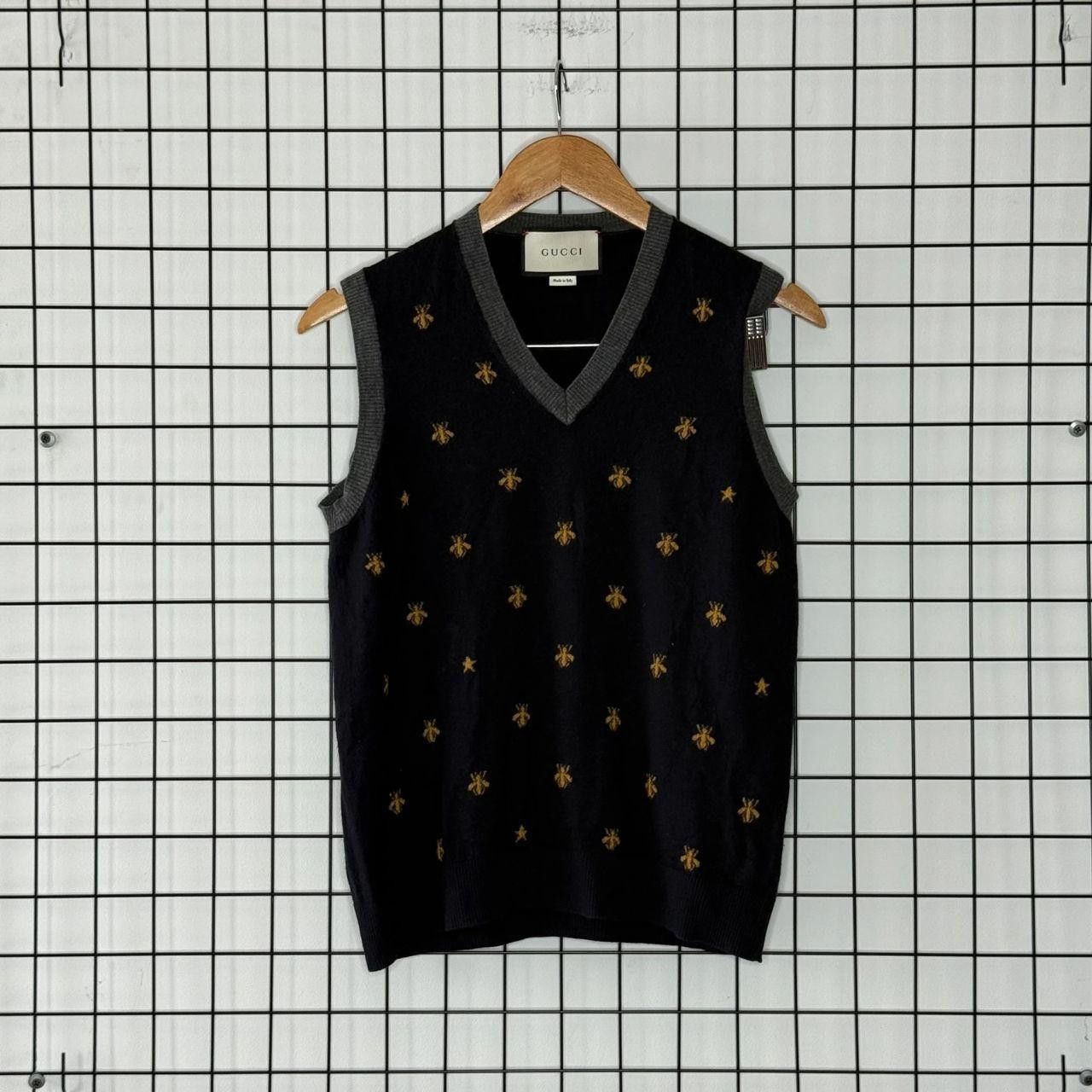 Gucci Gucci Vest Vintage Wool Embroidered Size US M / EU 48-50 / 2 - 1 Thumbnail