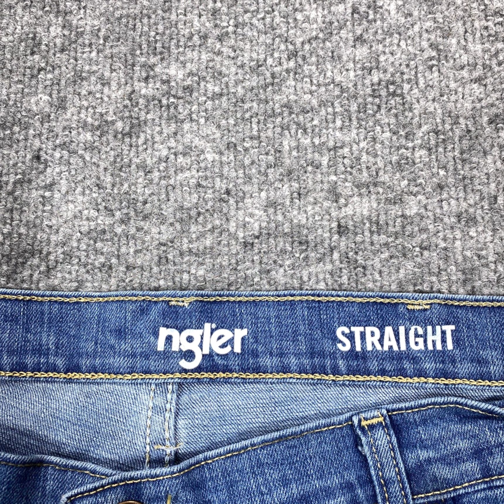 Wrangler Wrangler Jeans Mens 40x30 Blue Straight Leg Denim Stretch 5-Pocket Size US 40 / EU 56 - 4 Thumbnail