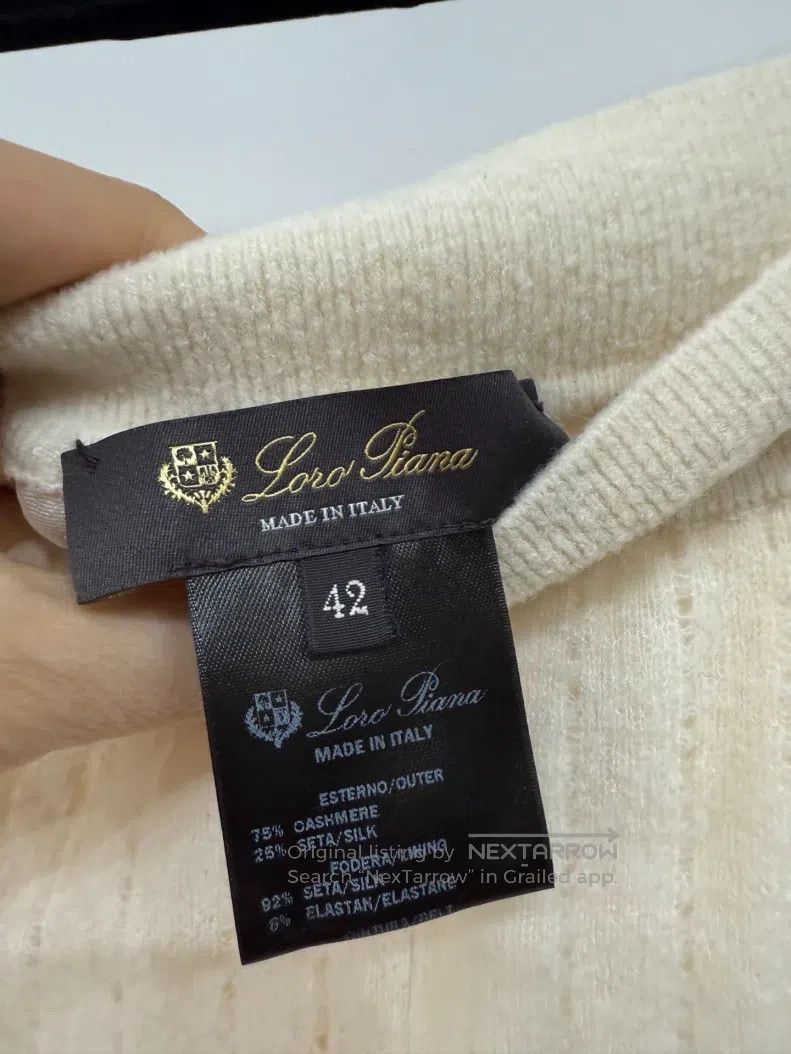 Loro Piana Loro Piana Cashmere and Silk Mulberry Silk Elastic Waist K Size 27" / US 4 / IT 40 - 4 Thumbnail