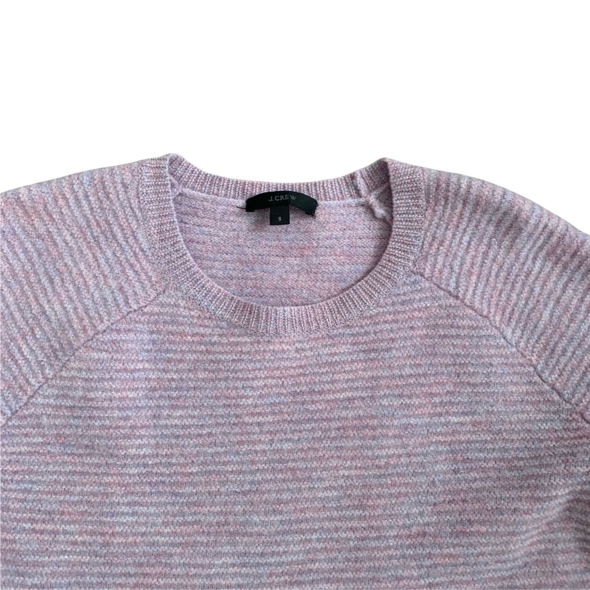 J.Crew J. Crew 100% Merino Wool Textured Ribbed Pastel Sweater S Size S / US 4 / IT 40 - 4 Thumbnail