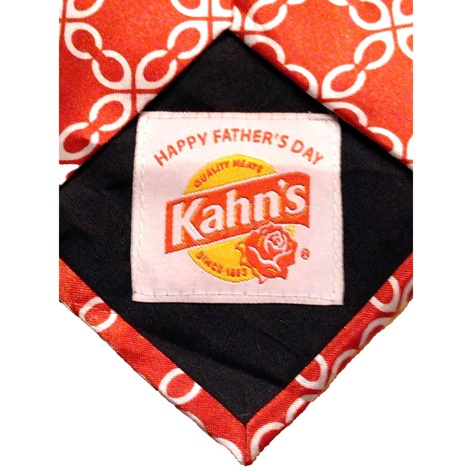 The Unbranded Brand Kahn's Limited Edition Happy Fathers Day Men's Tie Geometric Size ONE SIZE - 5 Thumbnail