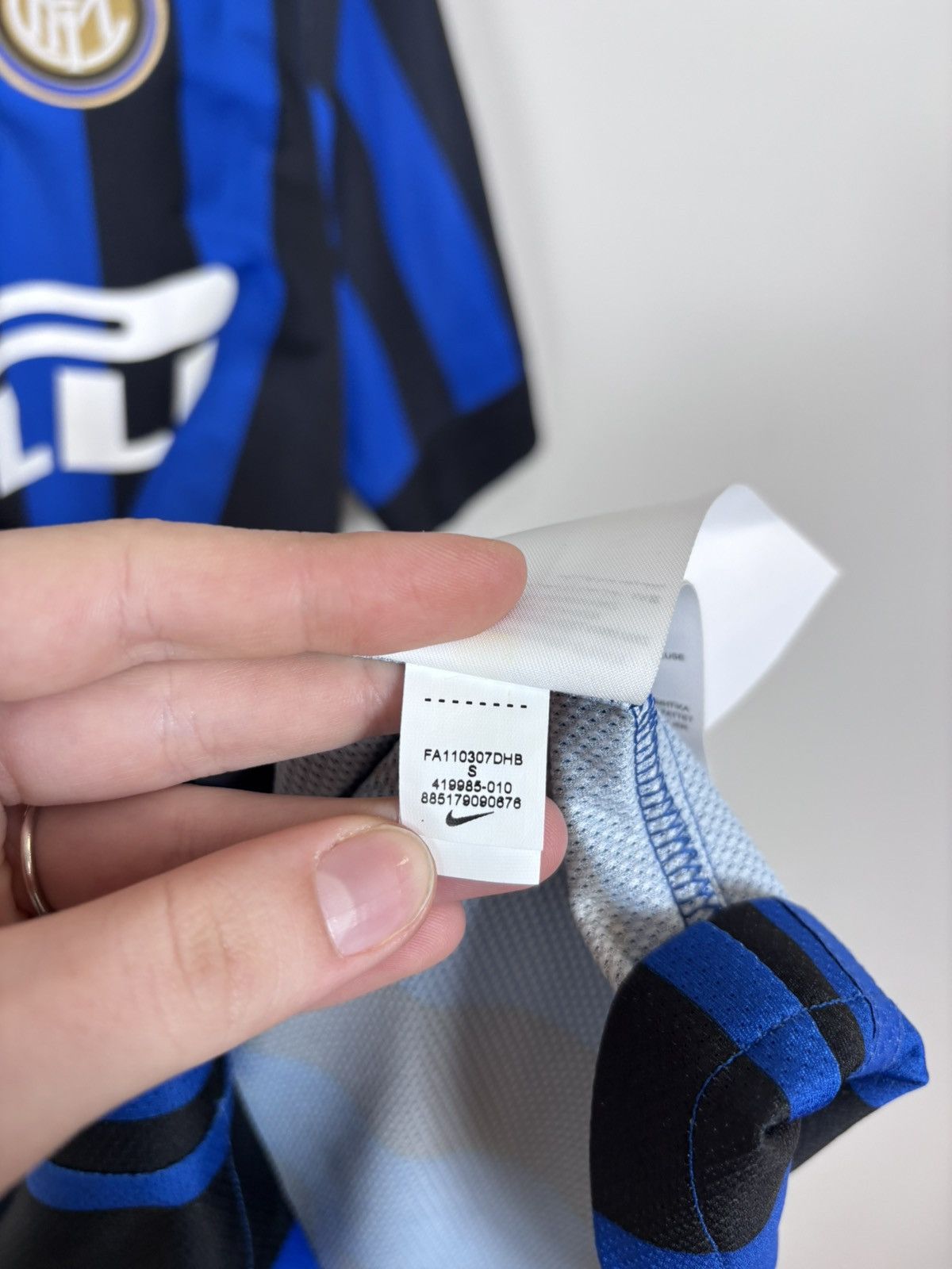 Nike Nike Inter Milan 2011/2012 Home Football Soccer Jersey Shirt Size US S / EU 44-46 / 1 - 15 Thumbnail