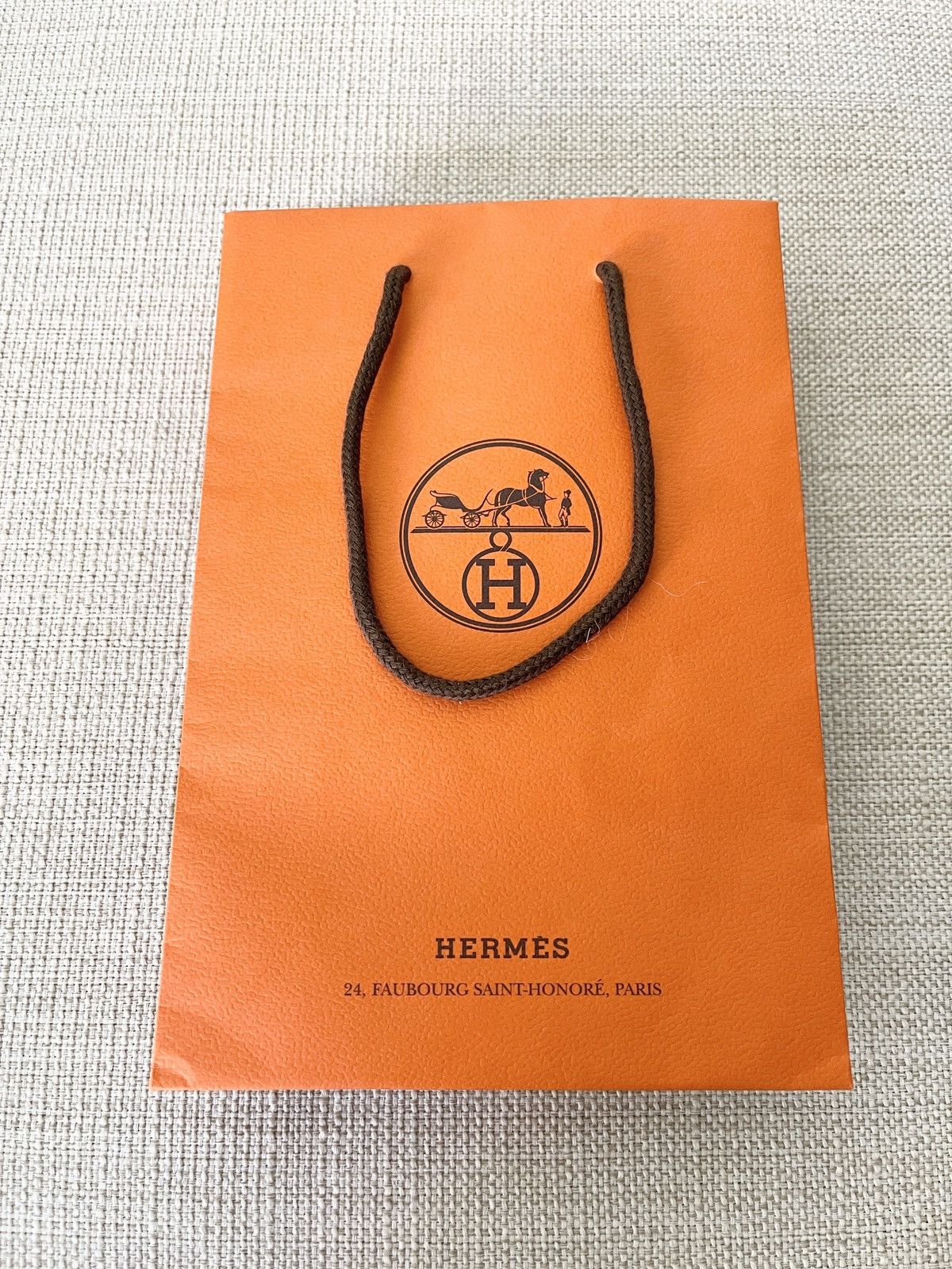 Hermes Authentic Hermes Orange Small Shopping Bag Size ONE SIZE - 2 Thumbnail