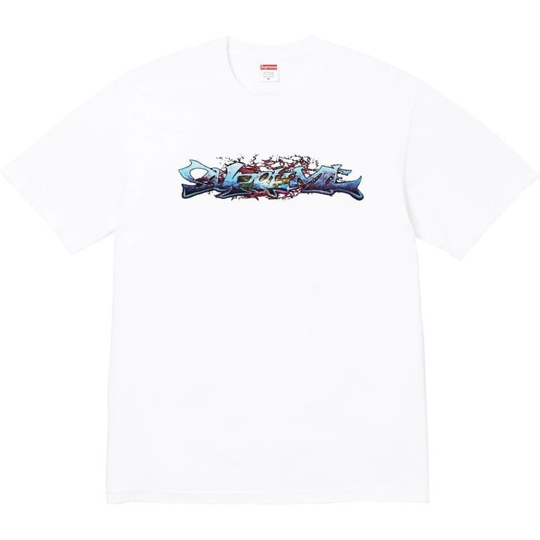 Supreme Supreme Tag Tee All Cotton T-Shirt in White FW25 Size XL Size US XL / EU 56 / 4 - 1 Thumbnail