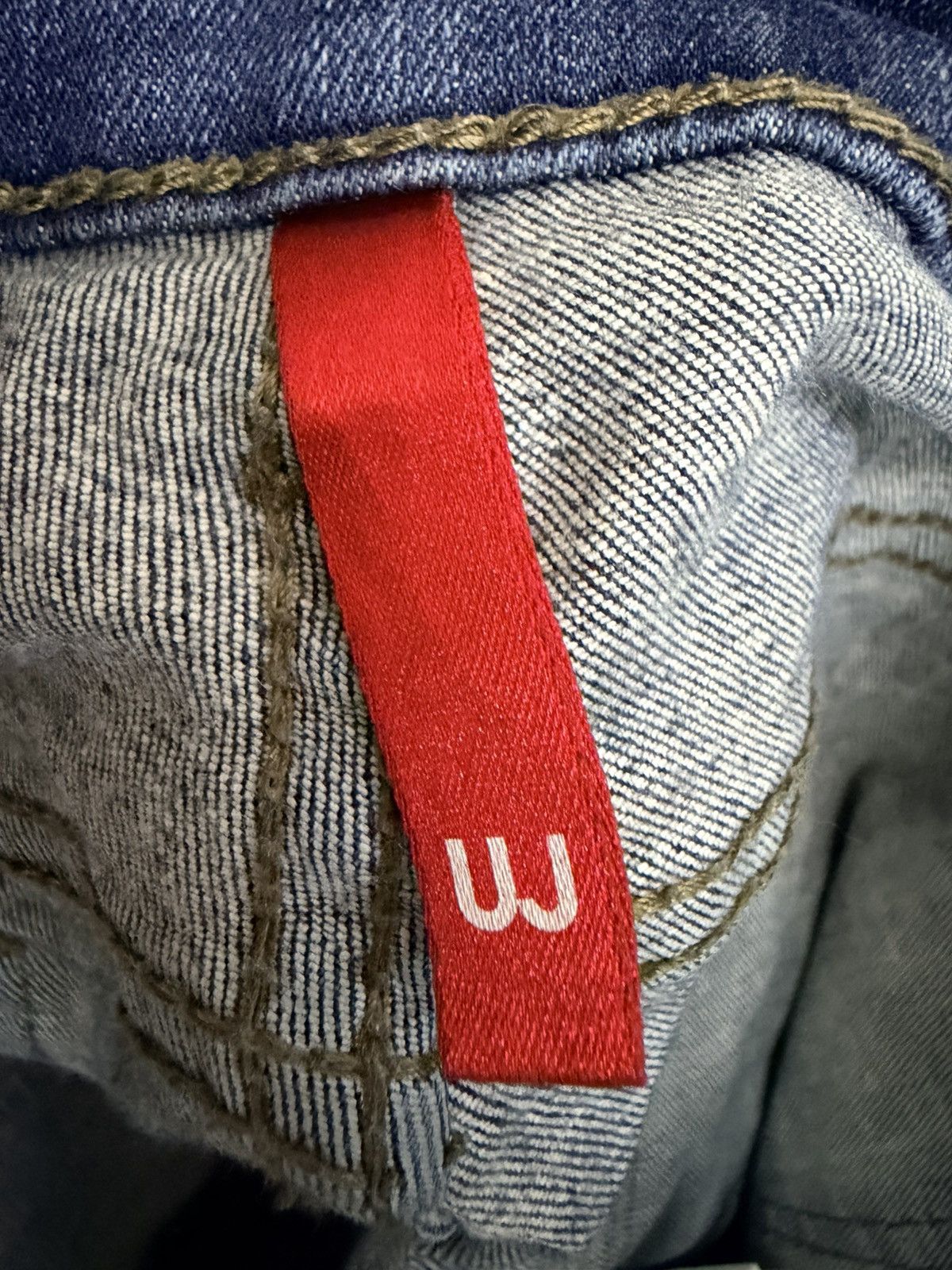 Japanese Brand Vintage Uj Uniqlo Jeans Distressed Skinny Denim Pants Size 28" / US 6 / IT 42 - 7 Thumbnail