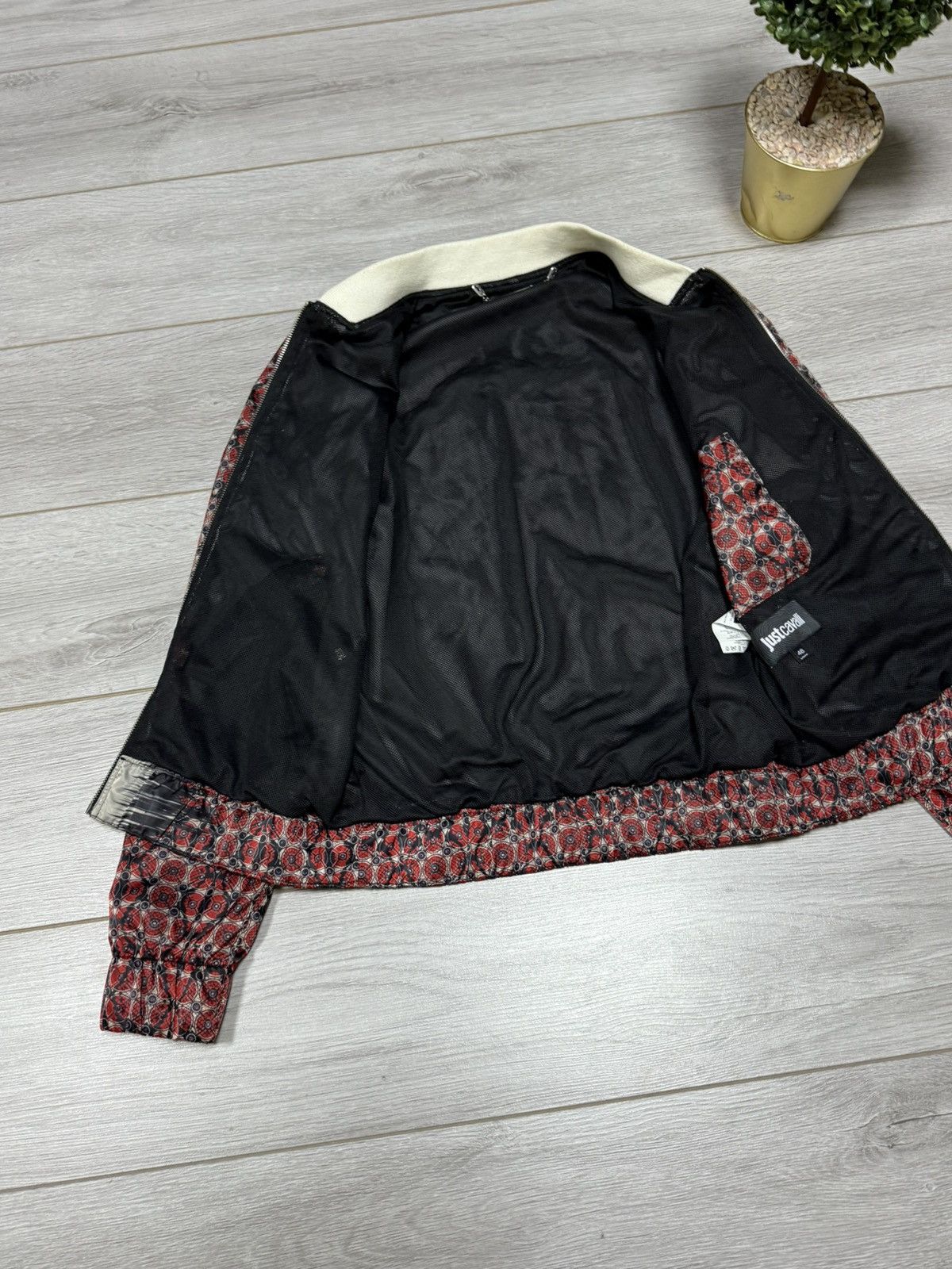 Just Cavalli Just Cavalli jacquard abstract all over print bomber jacket Size US M / EU 48-50 / 2 - 10 Thumbnail