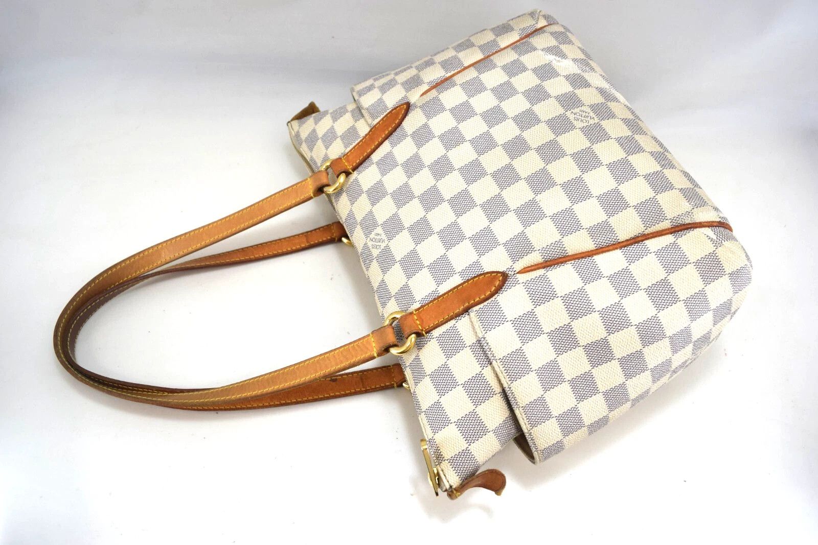 Louis Vuitton Auth Louis Vuitton Totally PM Tote Bag Azur Canvas N51261 Size ONE SIZE - 4 Thumbnail
