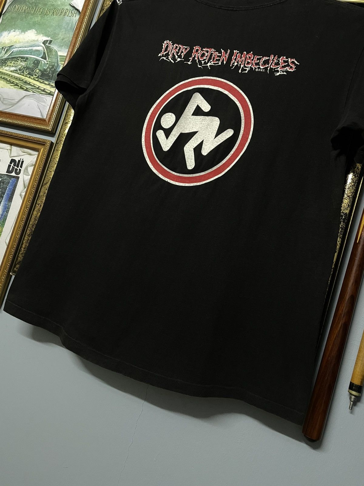 Band Tees Vtg 90s Original Single Stitch Dirty Rotten Imbeciles Og Tee Size US XL / EU 56 / 4 - 10 Thumbnail