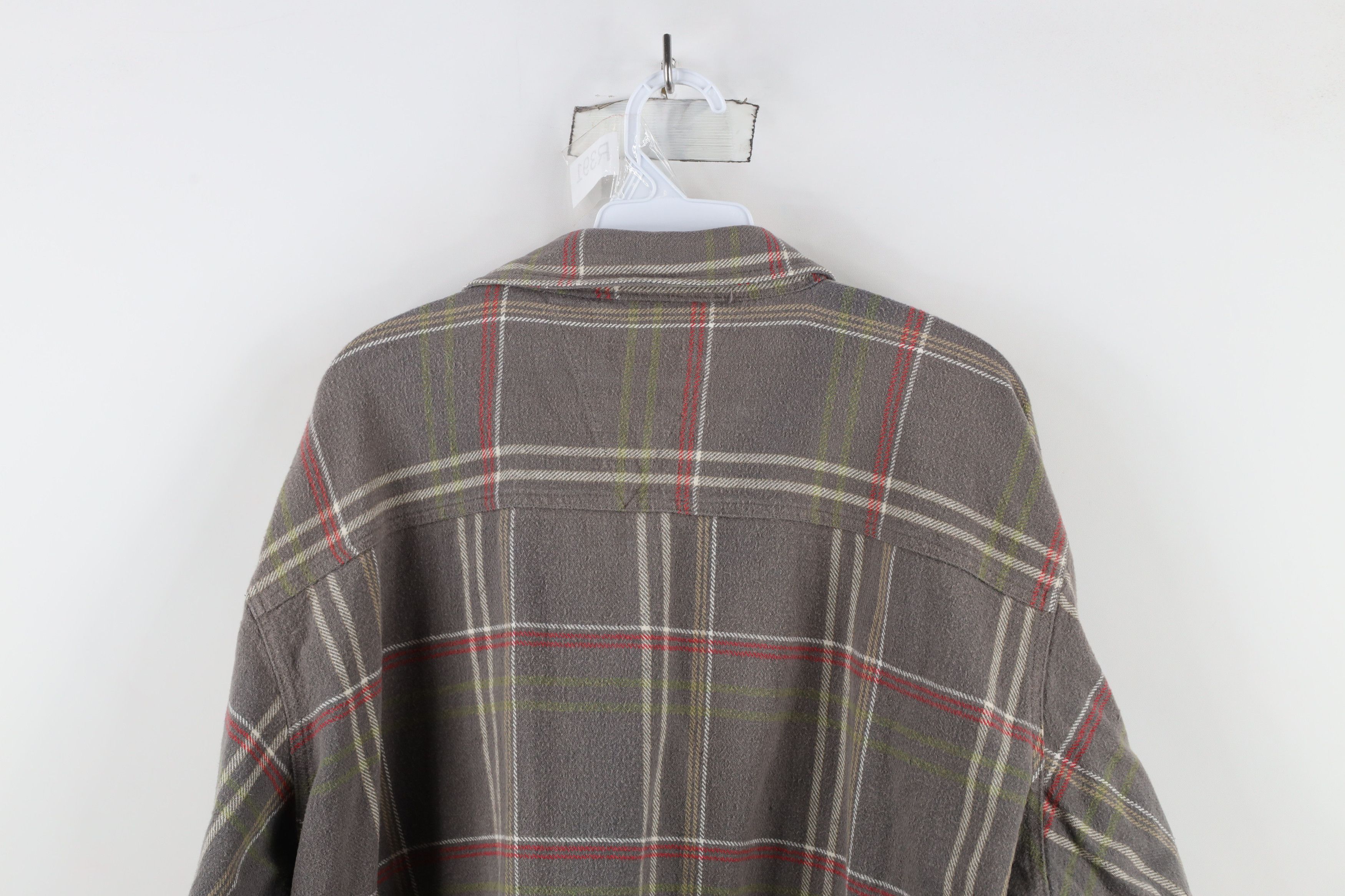 Dickies × Vintage Vintage 90s Dickies Heavyweight Button Shirt Plaid Cotton Size US XXL / EU 58 / 5 - 8 Thumbnail