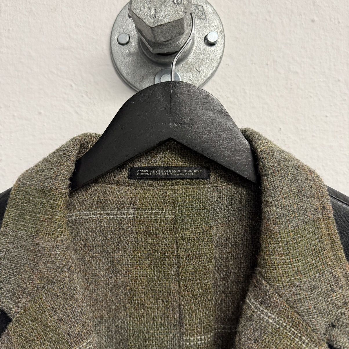 Yohji Yamamoto YOHJI YAMAMOTO POUR HOMME 2012 AW Leather Blazer Jacket Size US M / EU 48-50 / 2 - 12 Thumbnail