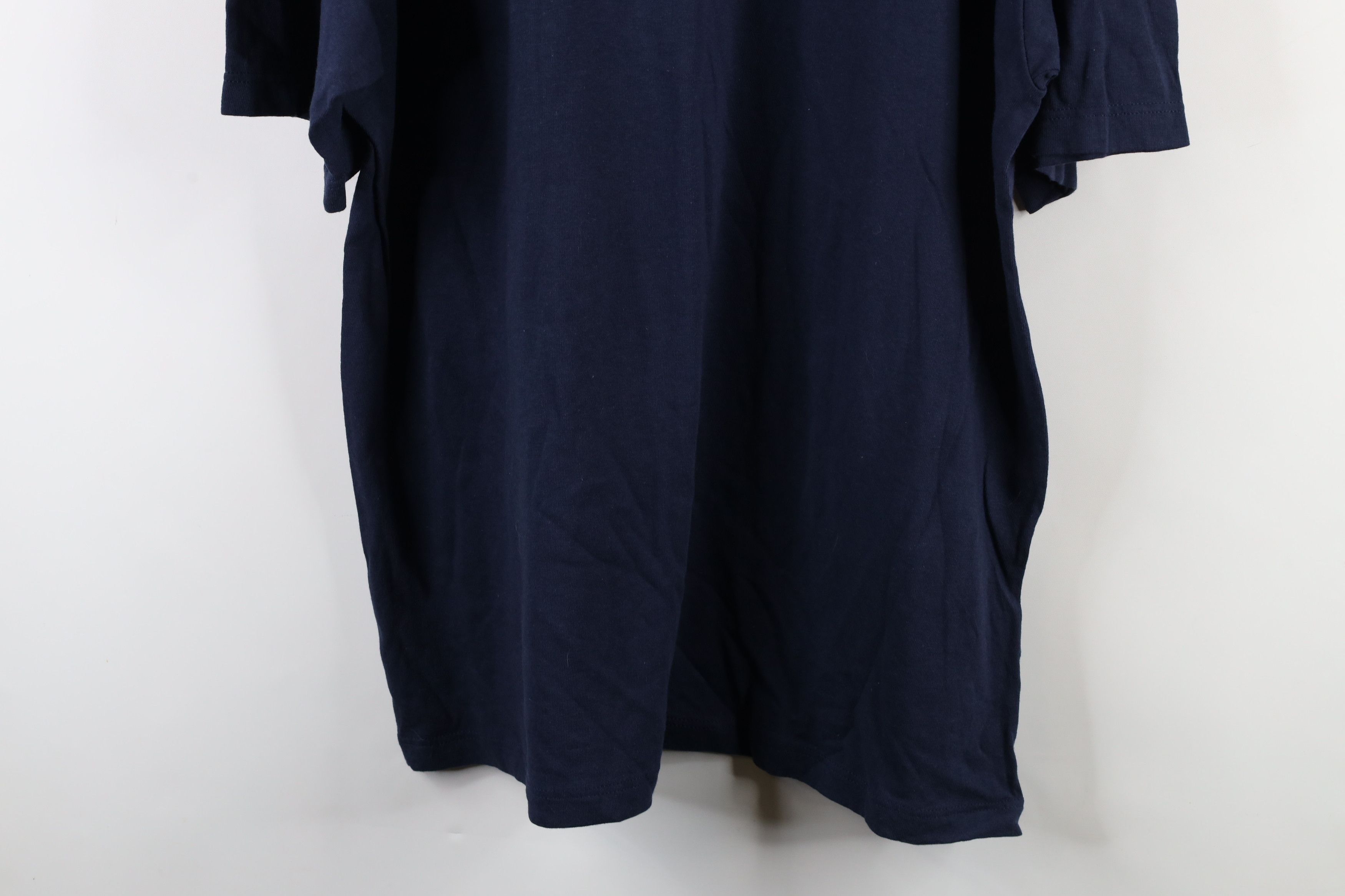 Ralph Lauren × Vintage Vintage 90s Chaps Ralph Lauren Short Sleeve T-Shirt Blue Size US XL / EU 56 / 4 - 12 Thumbnail