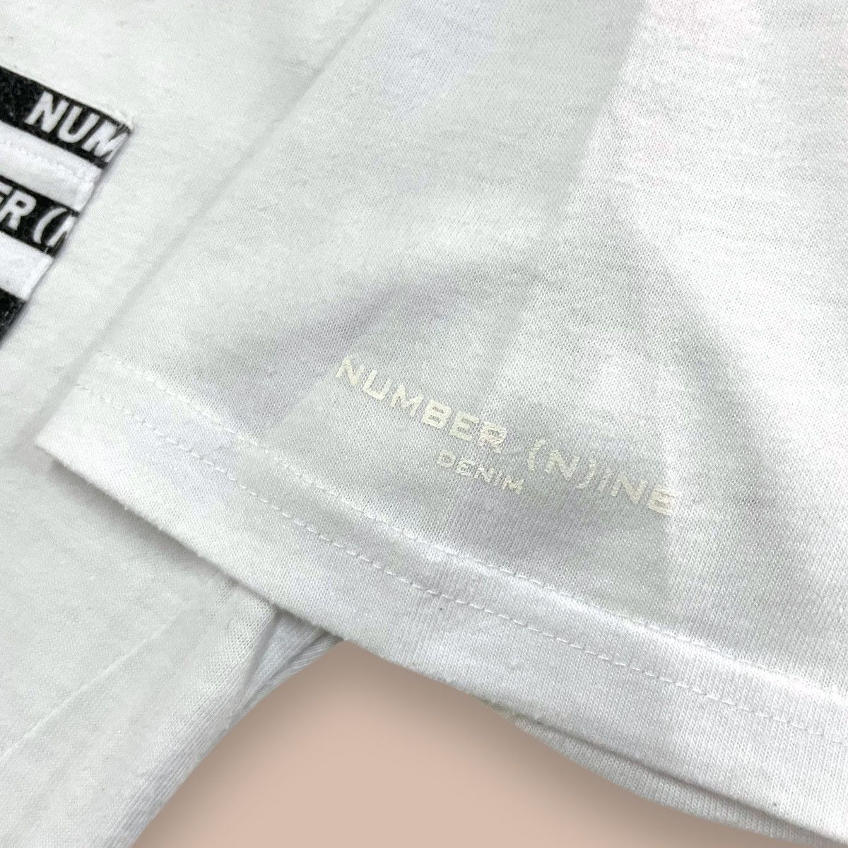 Number (N)ine Number (N)ine DENIM Basic White Tee Size US S / EU 44-46 / 1 - 6 Thumbnail