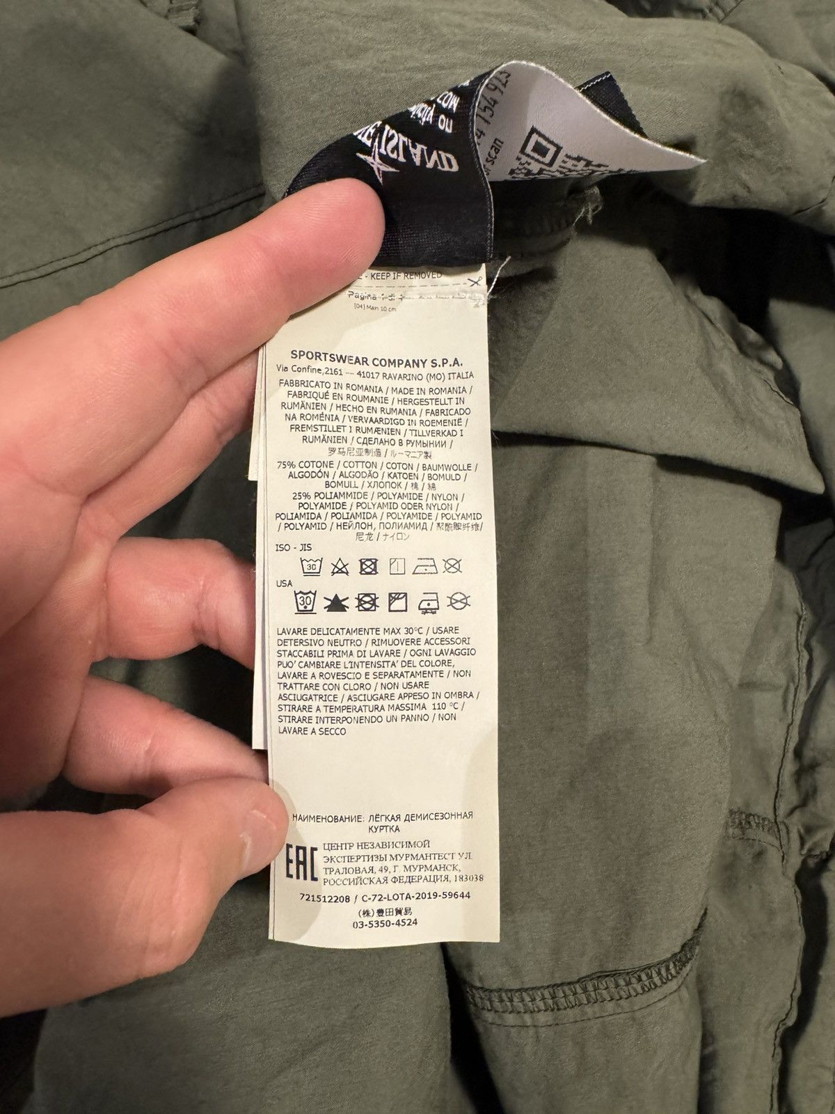 Stone Island 🔥600$ Stone Island Logo-Patch Hooded Overshirt.SI Overshirt Size US M / EU 48-50 / 2 - 12 Thumbnail