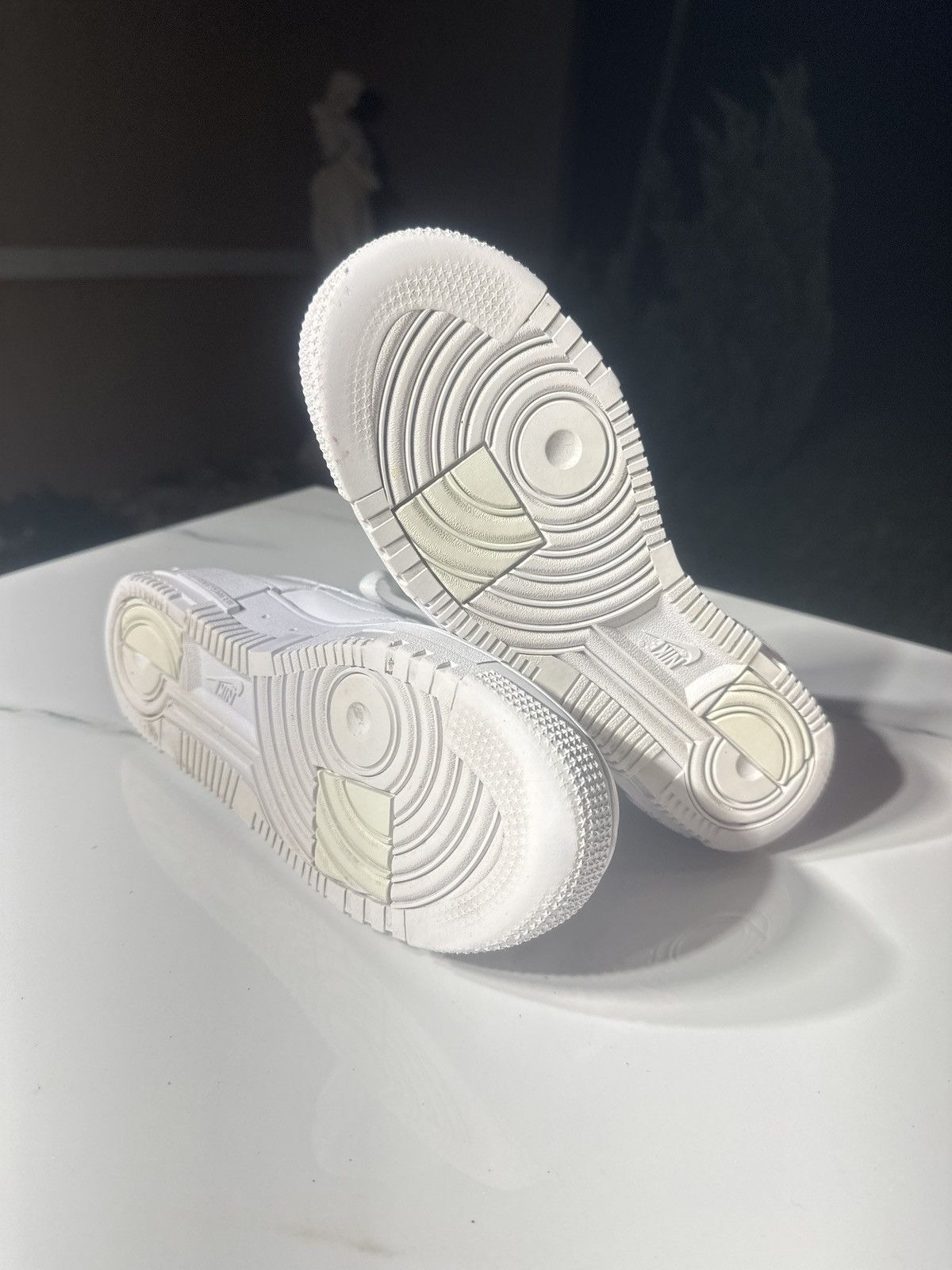 Nike Nike Air Force 1 Low Pixel Triple White Shoes Size US 7 / IT 37 - 6 Thumbnail
