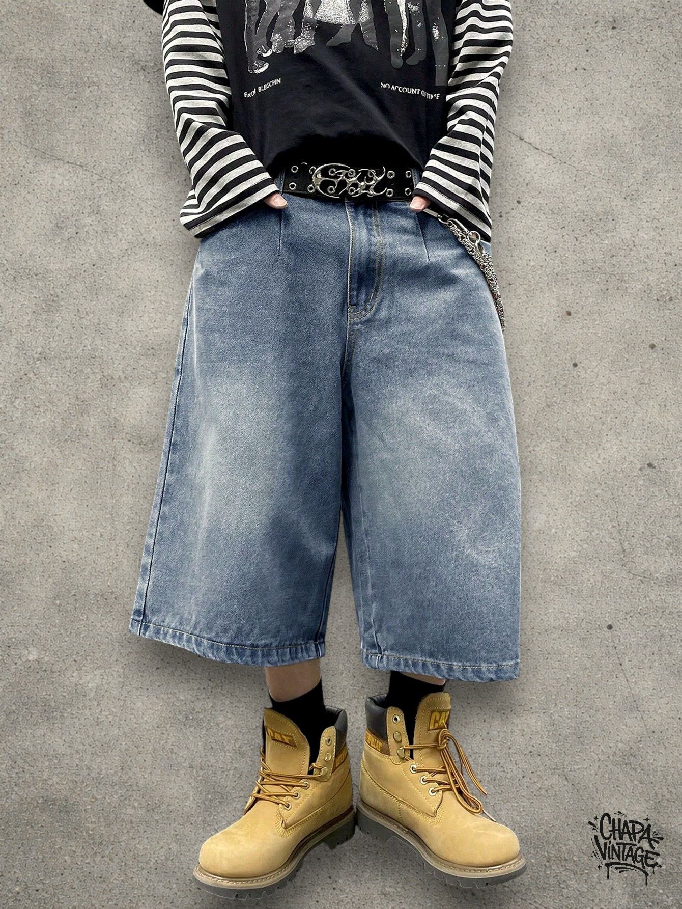 Vintage Washed jeans jorts Size US 32 / EU 48 - 3 Thumbnail