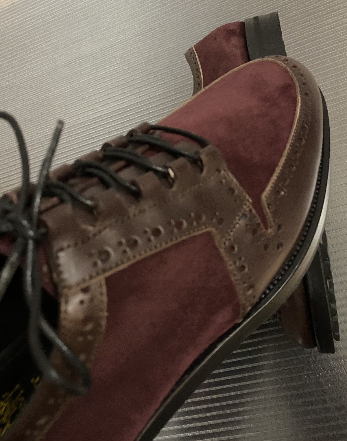 Mr. Hare Mr. Hare calf leather cashmere suede oxblood deacon 11 NEW Size US 11 / EU 44 - 6 Thumbnail