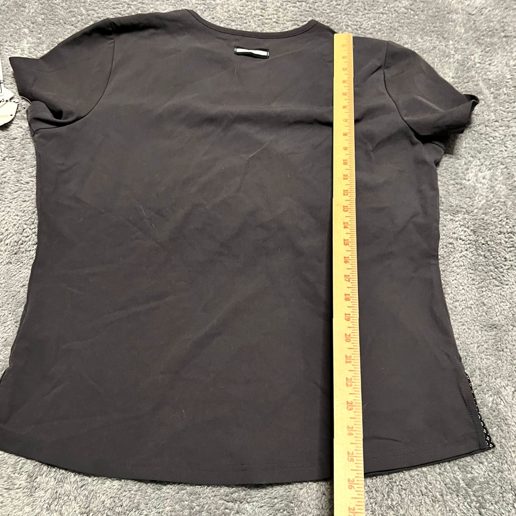 Koio Koi Scrub Top Womens Large Performance Shirt Gray Size L / US 10 / IT 46 - 6 Thumbnail
