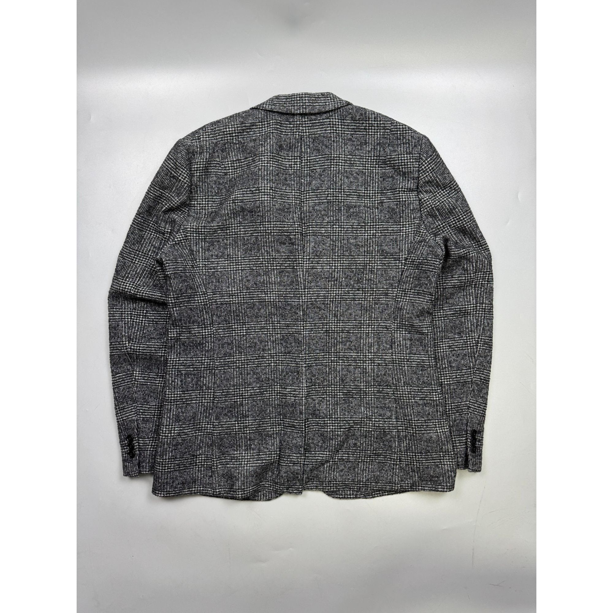 Allsaints AllSaints Soft Tweed Two Button Gray Blazer (Y1279) Size 44R - 10 Thumbnail