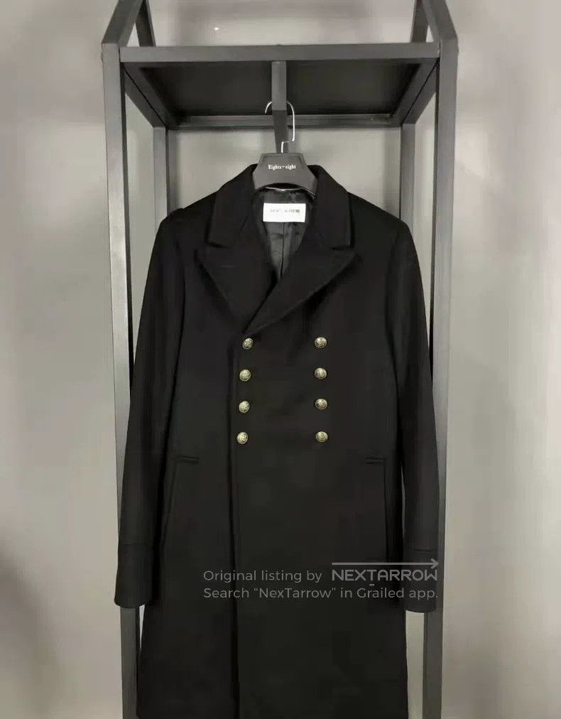 Saint Laurent Paris Saint Laurent Paris Officer's Coat Size US S / EU 44-46 / 1 - 4 Thumbnail