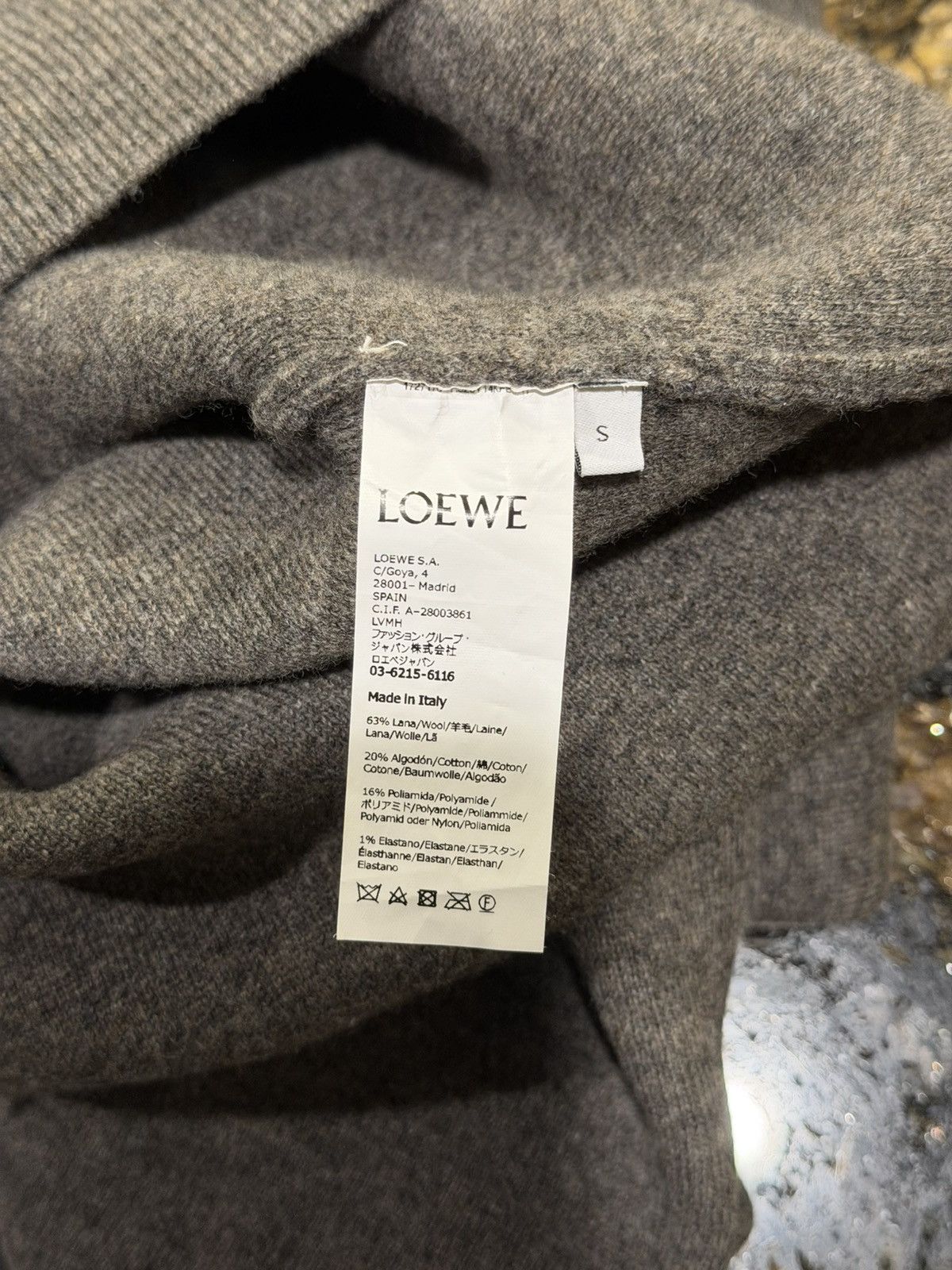 Loewe Loewe Grey Studded Open Back Knit Cardigan Sweater 2024 Size US S / EU 44-46 / 1 - 17 Thumbnail
