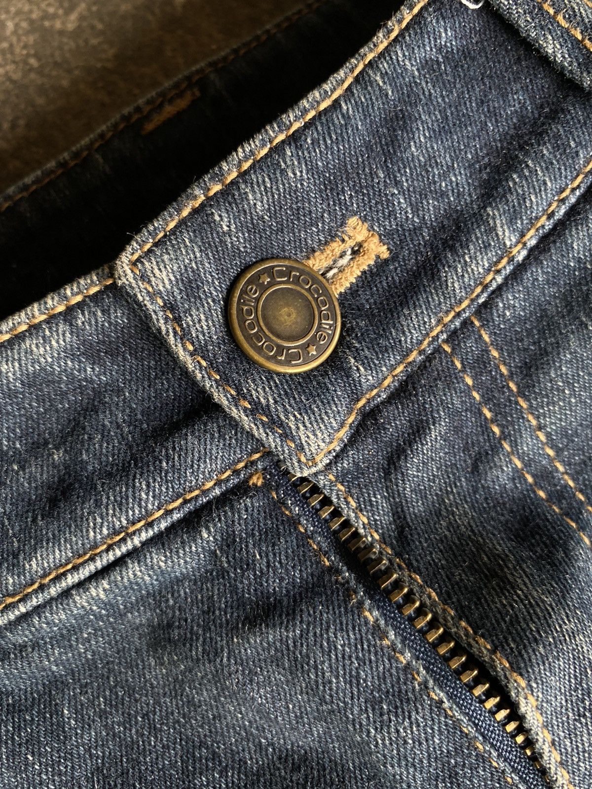 14th Addiction CROCODILE BOOTCUT DENIM PANTS Size 29" - 5 Thumbnail