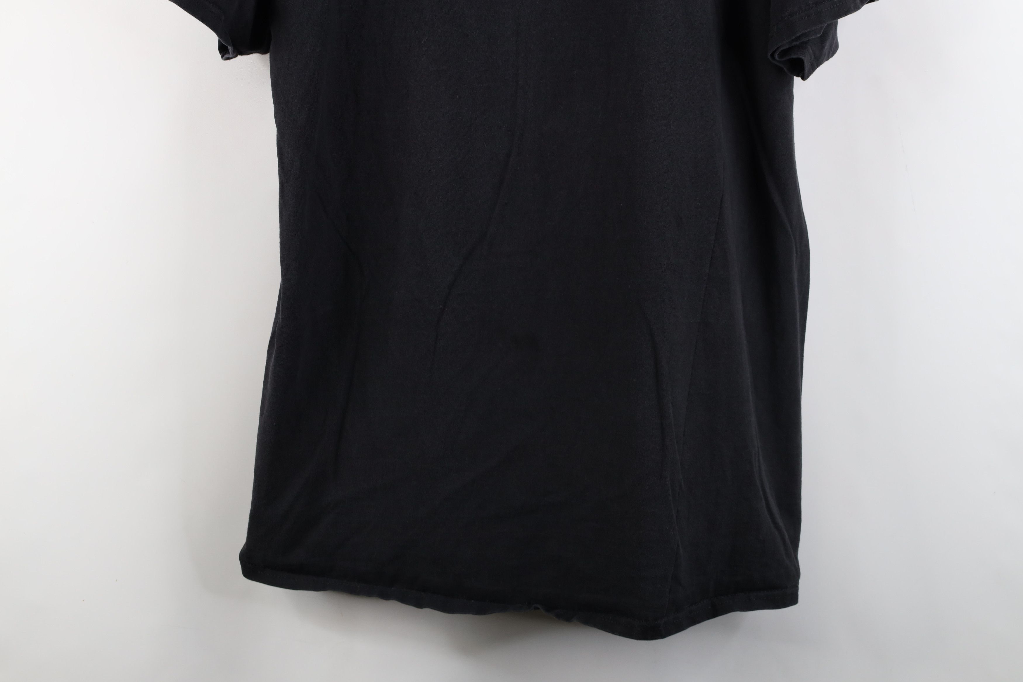 Vintage Vintage 90s Streetwear Cotton Short Sleeve T-Shirt Black Size US L / EU 52-54 / 3 - 3 Thumbnail