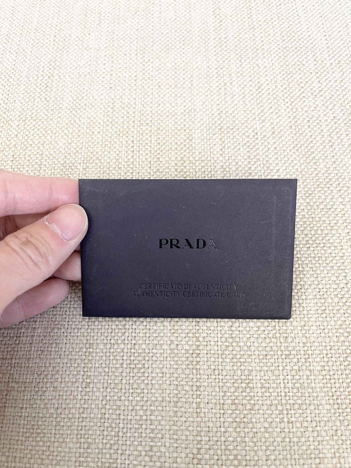 Prada STEAL! 2000s Prada Authenticity Certificate Size ONE SIZE - 3 Thumbnail