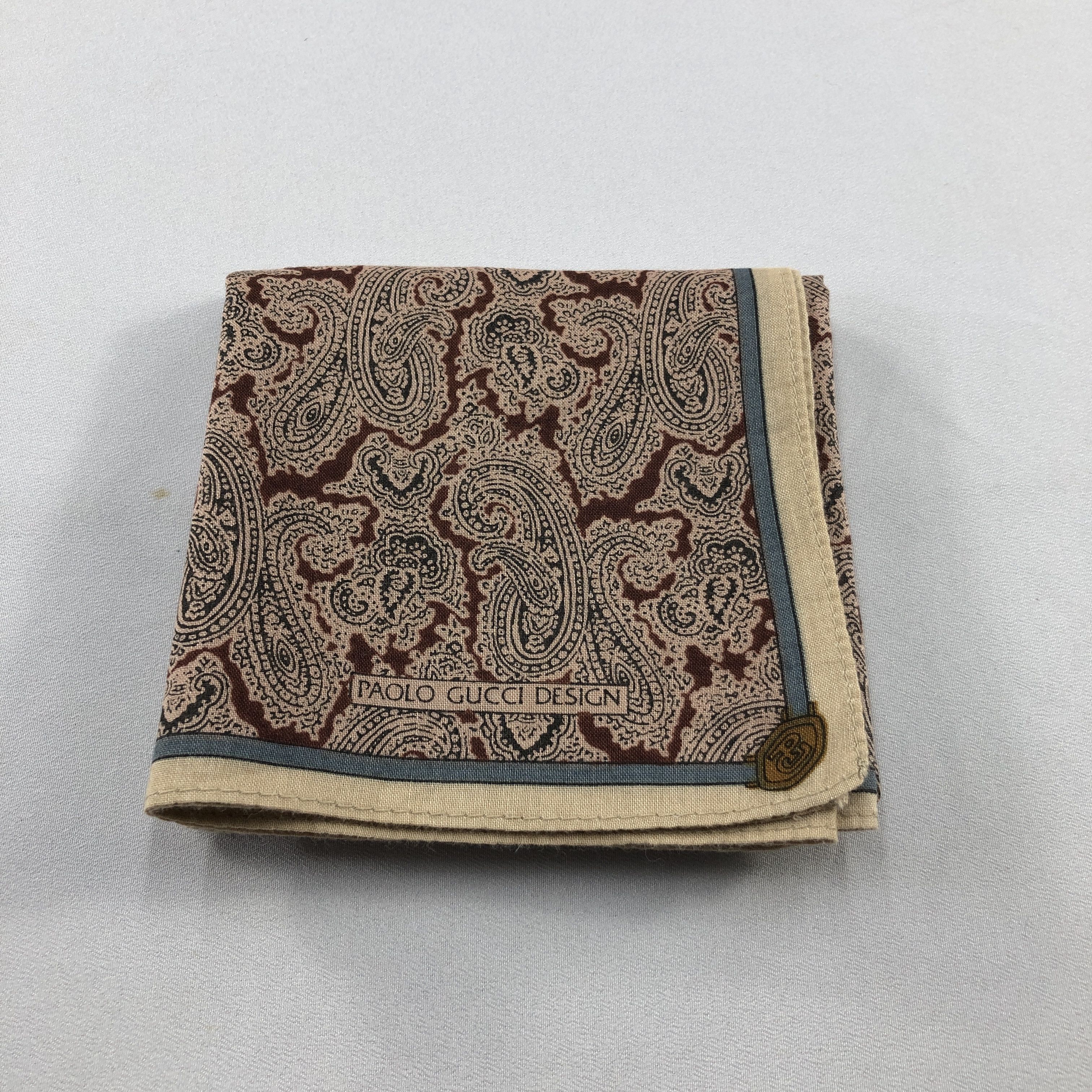 Paolo Gucci Paolo Gucci Handkerchief Neckerchief Bandana H2916 Size ONE SIZE - 5 Thumbnail