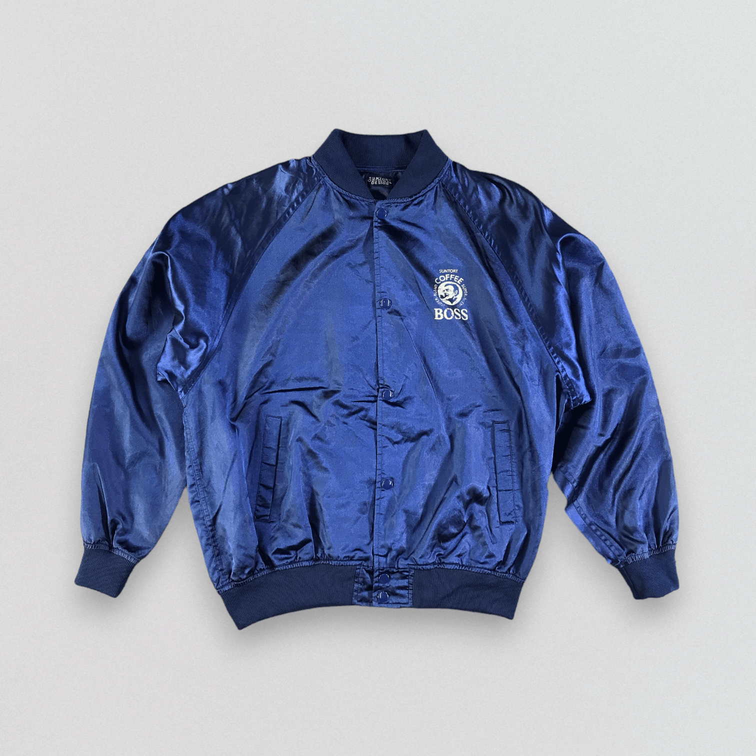 Suntory Coffee Boss Satin Varsity Jacket