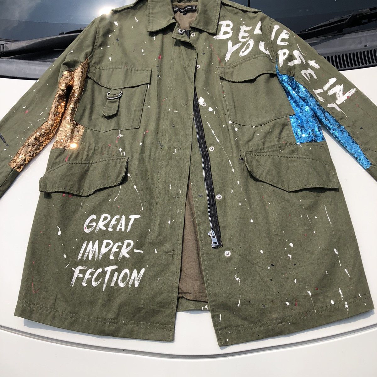 Zara OG Zara Trafaluc Jacket Parka Archival Design Distressed Size US M / EU 48-50 / 2 - 5 Thumbnail