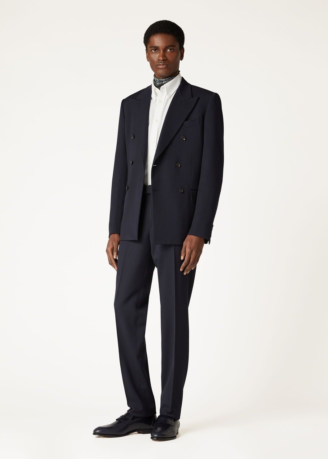 Loro Piana o1w1db10725 FAO7555 Elia Shirt in White Size US S / EU 44-46 / 1 - 2 Thumbnail