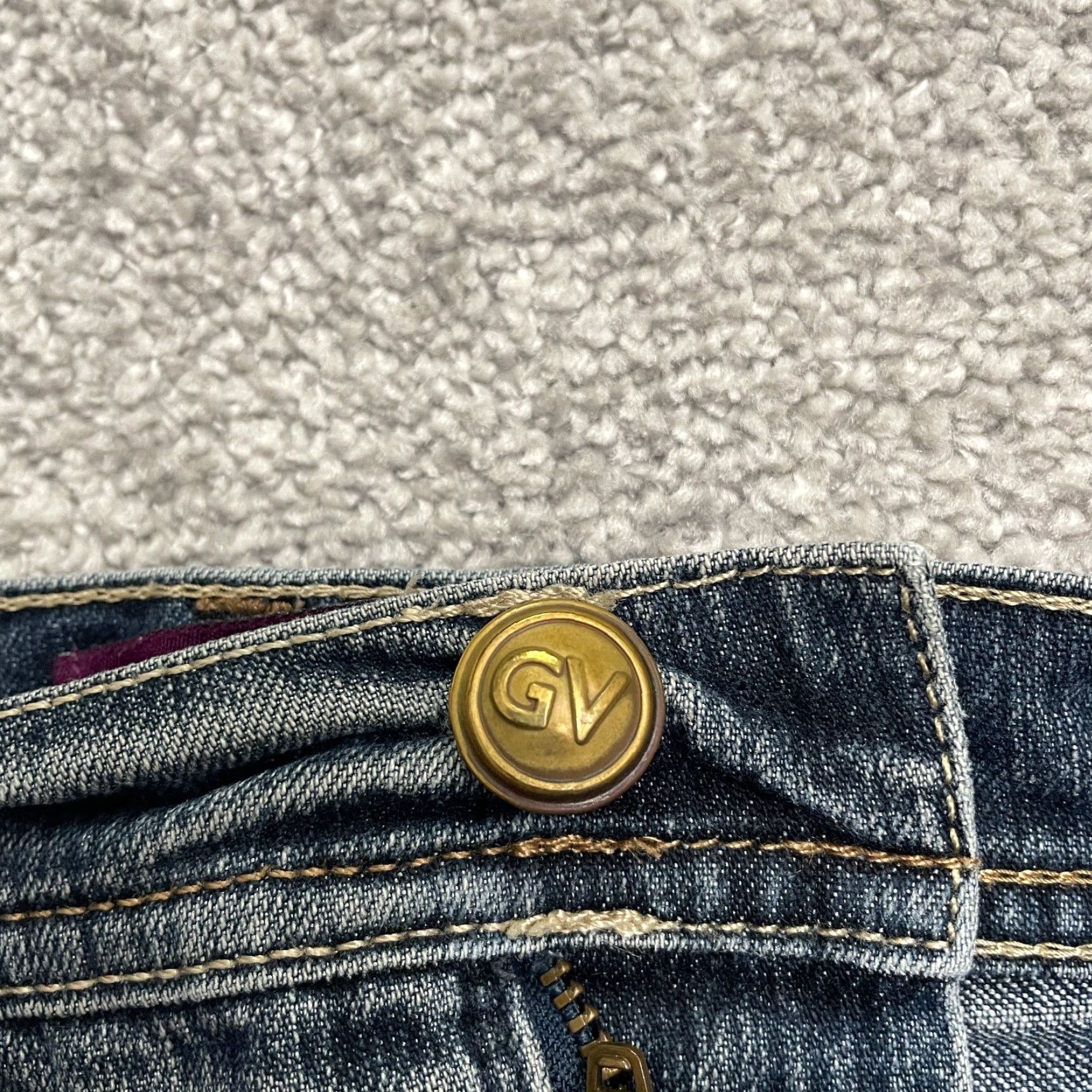 Gloria Vanderbilt Gloria Vanderbilt Jeans Womens 16 Short Blue Straight Denim Cotton 38x28 Casual 5-Pocket Design Baggy? Size 38" / US 16 / IT 52 - 3 Thumbnail