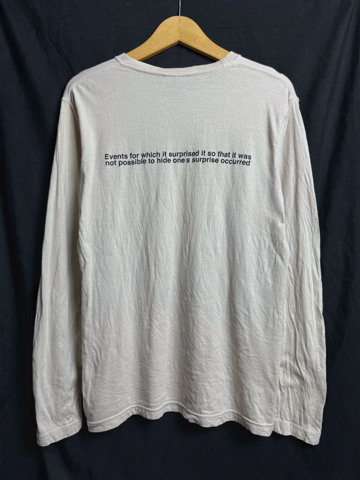 Hysteric Glamour Japanese Real Words Judgment Japanese Long Sleeve Size US L / EU 52-54 / 3 - 2 Thumbnail