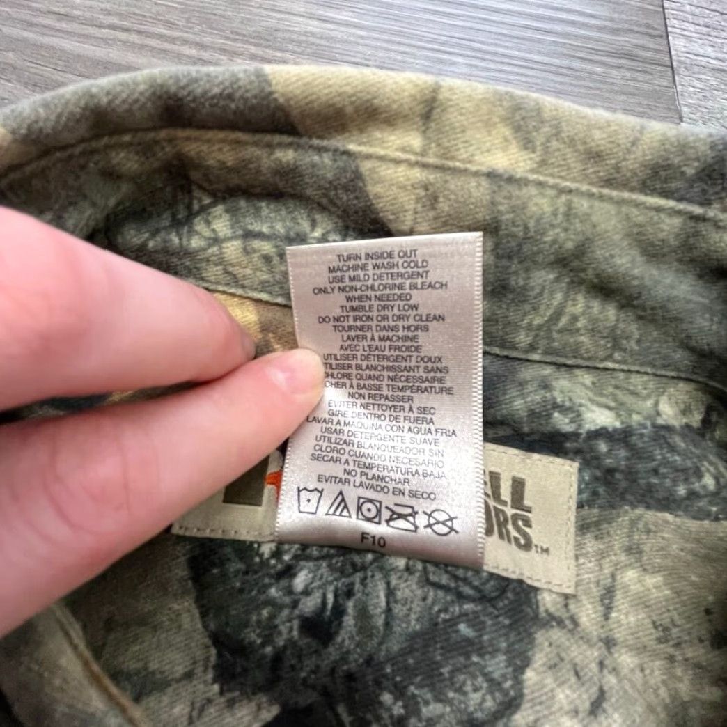 Russell Athletic VINTAGE Russell Outdoors Mossy Oak Tree Stand Camouflage Mens XL Hunting Camo Shirt Size US XL / EU 56 / 4 - 5 Thumbnail