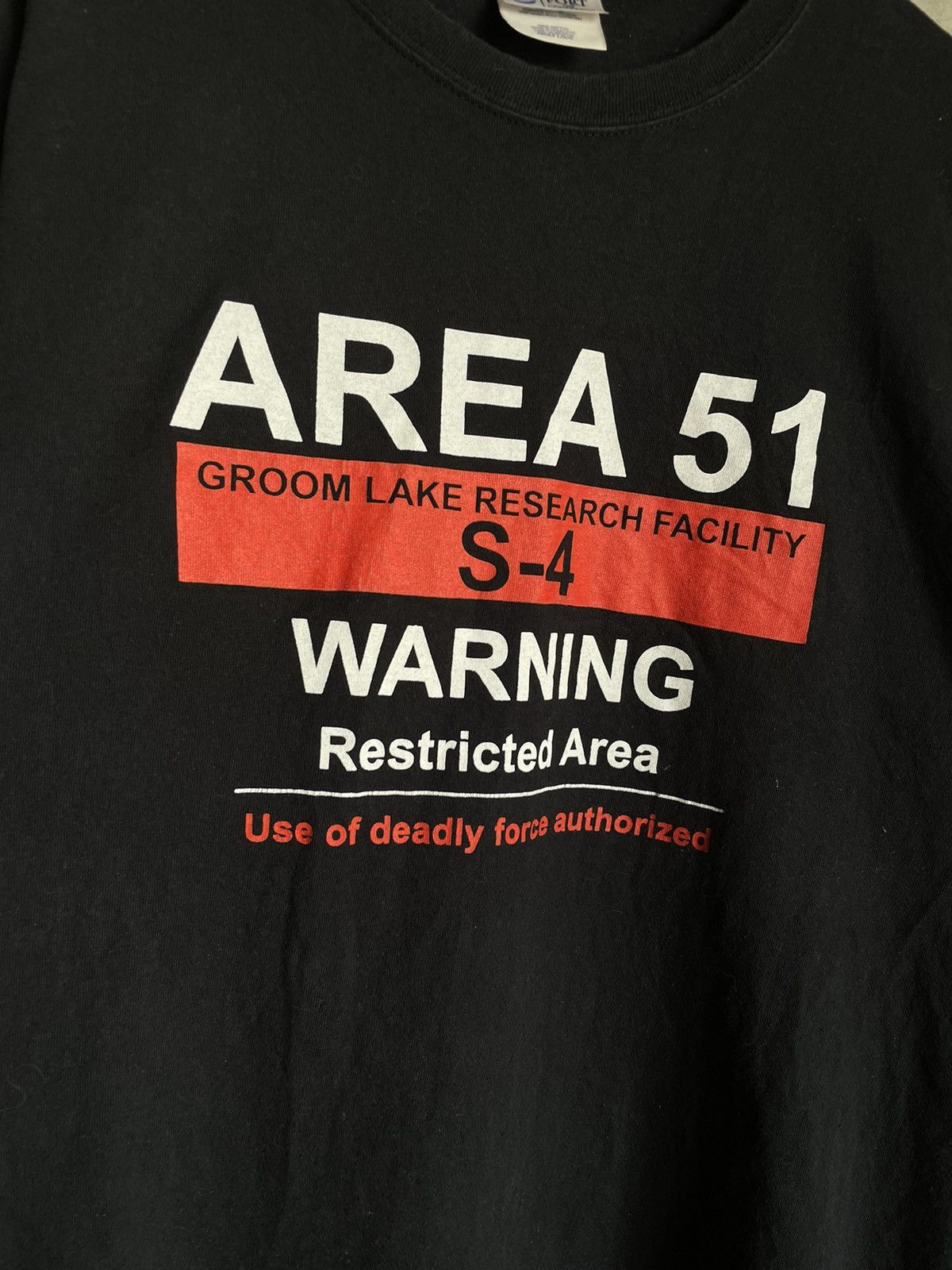 Vintage RARE Vintage Area 51 S4 Alien Longsleeve 90s X2 Y2k Size US L / EU 52-54 / 3 - 8 Thumbnail