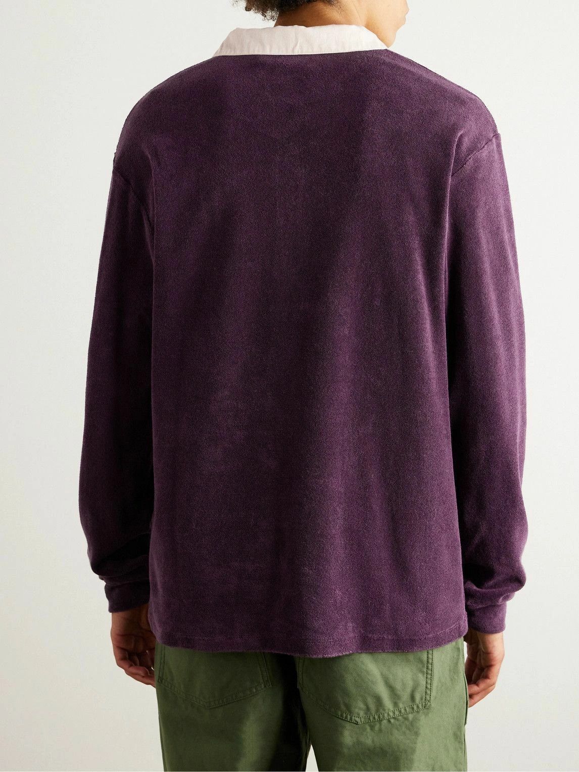 A Kind Of Guise 💚 A Kind of Guise Rayk Rugby Shirt Lavender Velvet NEW Size US M / EU 48-50 / 2 - 2 Thumbnail