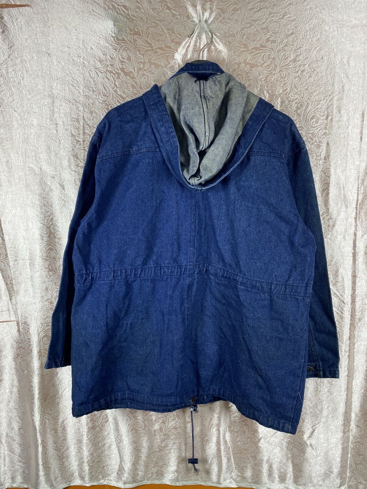 Japanese Brand Vintage Japanese Brand Denim Hood Indigo Blue Workwear Style Size US M / EU 48-50 / 2 - 12 Thumbnail