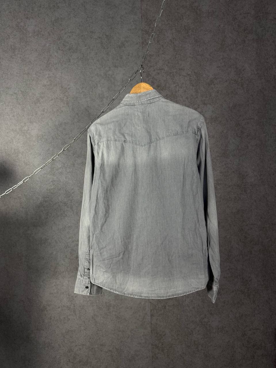 Allsaints Allsaints designer double pocket distressed shirt Size US S / EU 44-46 / 1 - 10 Thumbnail