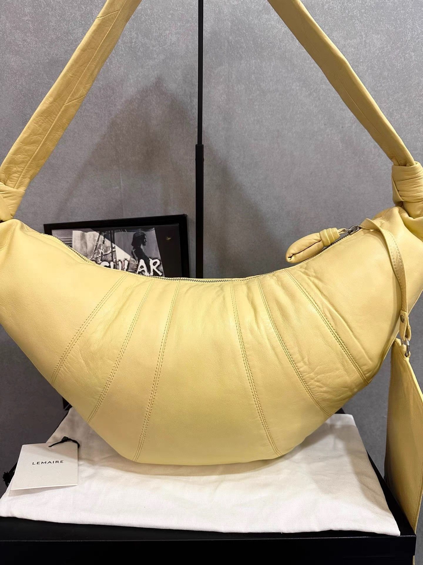 Lemaire Lemaire Large Ginger Croissant Bag K34 Size ONE SIZE - 4 Thumbnail
