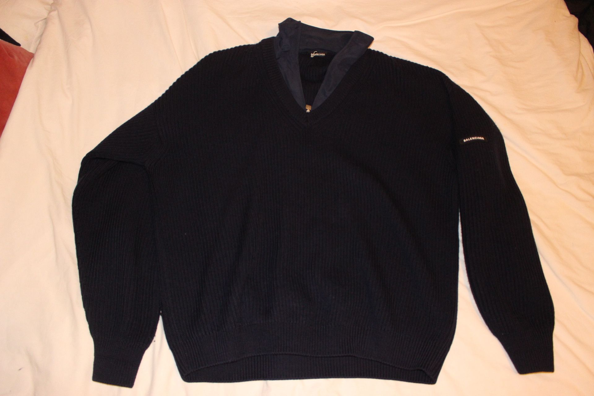 Balenciaga Balenciaga Layered Knit Tracksuit Sweater Size US XL / EU 56 / 4 - 2 Thumbnail