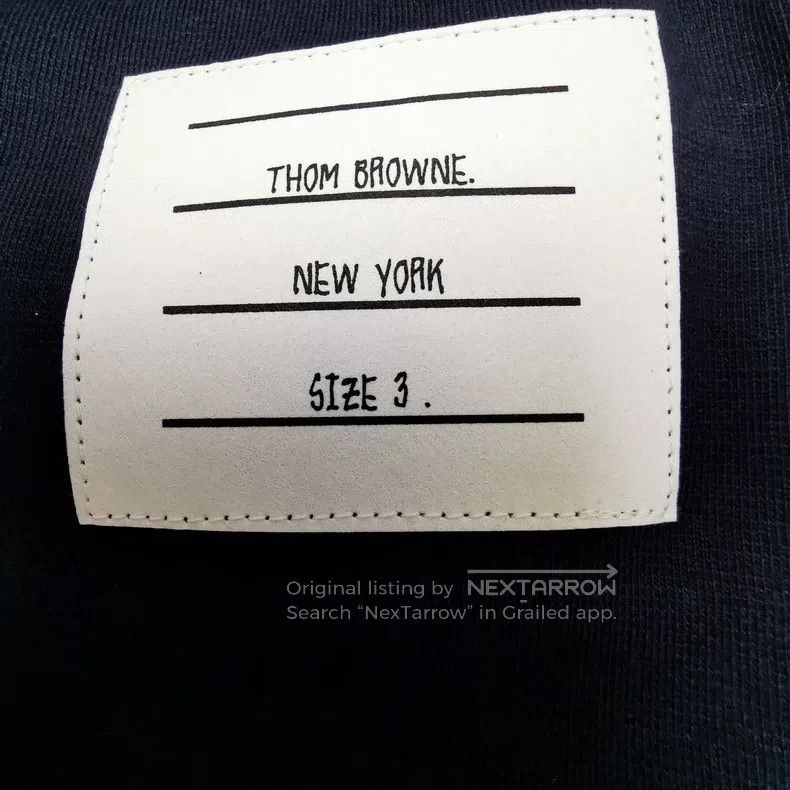 Thom Browne Thom Browne size 3 Cotton logo drawstring shorts Size US 28 / EU 44 - 6 Thumbnail