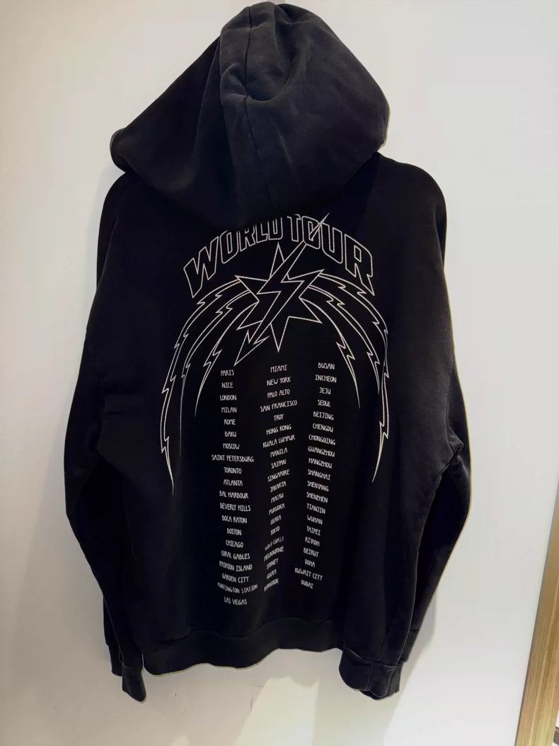 Givenchy Givenchy Cotton Hooded Long-Sleeved Sweatshirt with Lightn Size US M / EU 48-50 / 2 - 2 Thumbnail