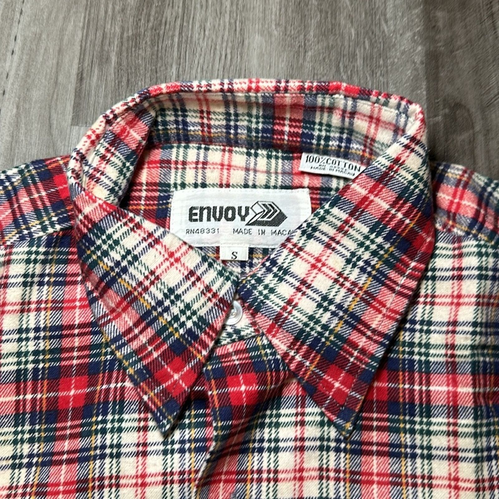 Other Envoy Vintage Flannel Long Sleeve Button Down - Small Size US S / EU 44-46 / 1 - 6 Thumbnail