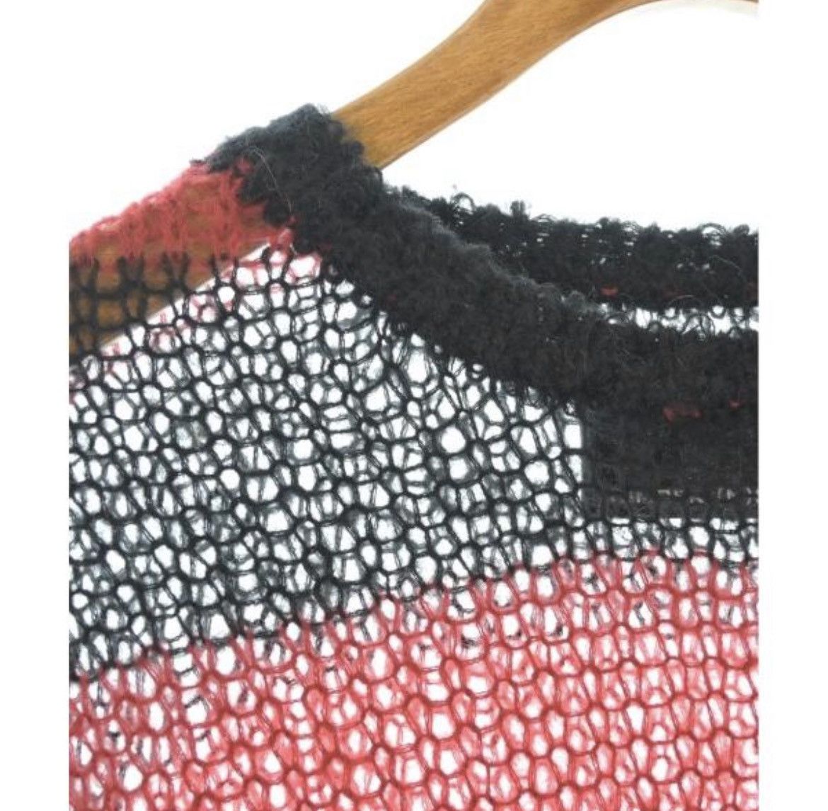 Number (N)ine Number nine MOHAIR MESH WIDE STRIPED KNIT PULLOVER size 4 Size US XL / EU 56 / 4 - 5 Thumbnail